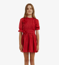 Load image into Gallery viewer, Girls: Roses are Red Organza Party Dress