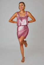 Load image into Gallery viewer, Buddy Love: Pink Sugar Sequin Skirt Set