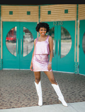 Load image into Gallery viewer, Buddy Love: Pink Sugar Sequin Skirt Set