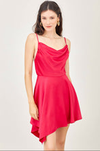 Load image into Gallery viewer, Gretchen Asymmetrical Hem Dress
