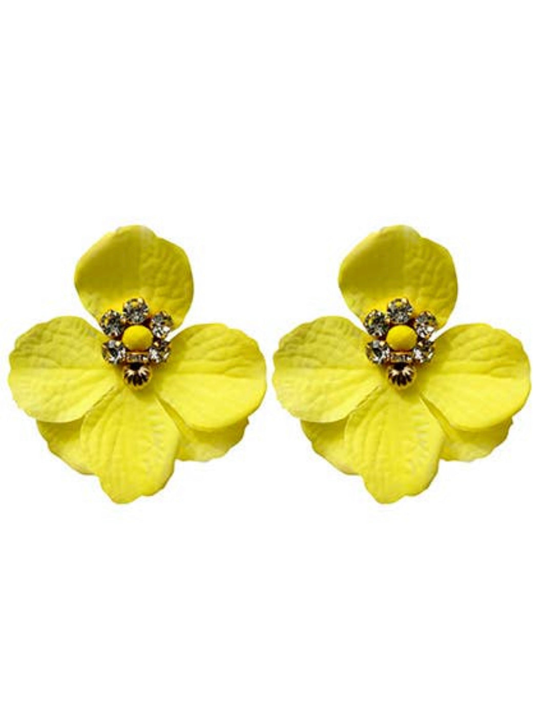 HandCrafted Flower Petal Earrings