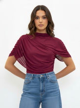 Load image into Gallery viewer, Kylie Drape Top September
