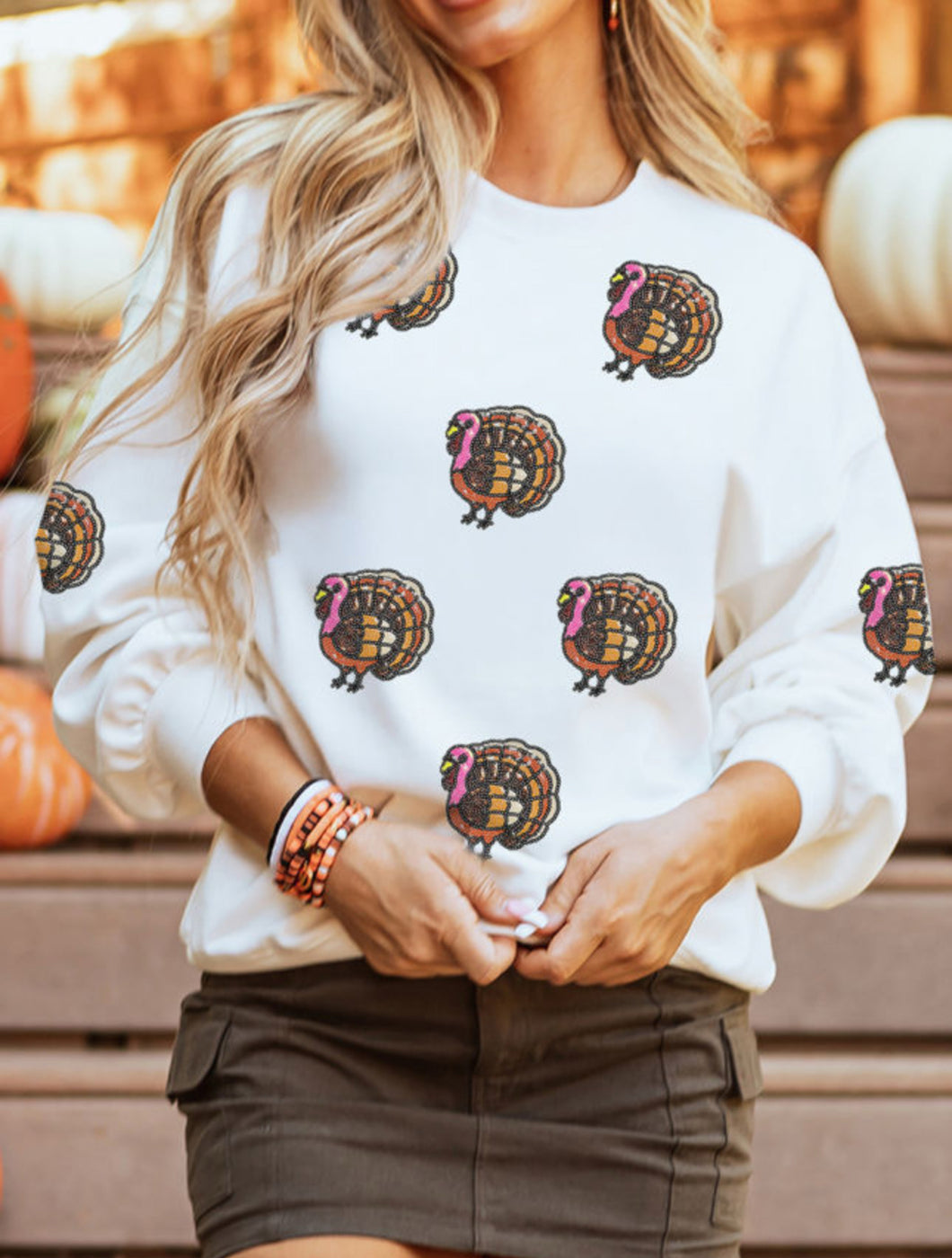 Preorder Sequin Turkey Sweatshirt