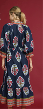 Load image into Gallery viewer, Preorder: Boho Fall Flower Patch Midi Maxi Dress
