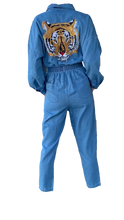 Load image into Gallery viewer, Sequin Tiger Game Day Jumpsuit
