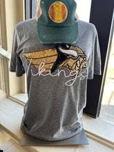 Load image into Gallery viewer, Trojans Mascot Applique Spirit T-Shirt
