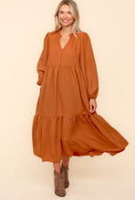 Load image into Gallery viewer, For The Love of Fall  Midi/Maxi Dress
