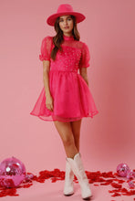 Load image into Gallery viewer, Pop of Pink Pearl Dress

