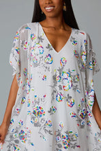 Load image into Gallery viewer, Buddy Love: Atlas White Sangria Caftan Maxi Dress
