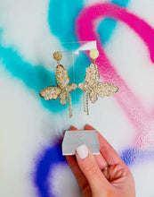 Load image into Gallery viewer, Butterfly Drop Earring
