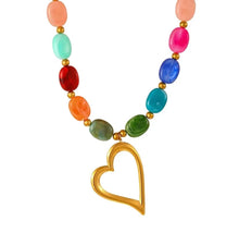 Load image into Gallery viewer, Pattern Play Chunky Charm Necklace
