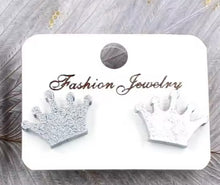 Load image into Gallery viewer, Cutest Crown Earrings
