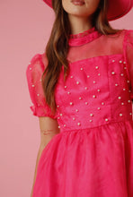 Load image into Gallery viewer, Pop of Pink Pearl Dress
