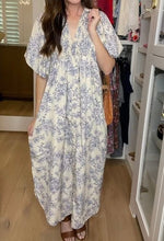 Load image into Gallery viewer, Fall Toile Bohemian Dress
