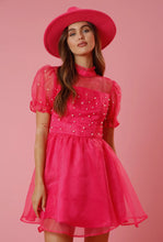Load image into Gallery viewer, Pop of Pink Pearl Dress
