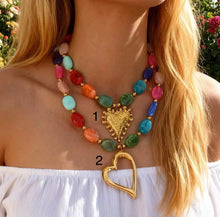 Load image into Gallery viewer, Pattern Play Chunky Charm Necklace
