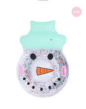 Load image into Gallery viewer, Mr. Snowman Confetti Inflatable Snow Tube
