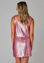 Load image into Gallery viewer, Buddy Love: Pink Sugar Sequin Skirt Set
