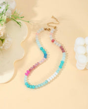 Load image into Gallery viewer, Agate Stone Beaded Necklace
