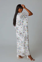 Load image into Gallery viewer, Buddy Love: Atlas White Sangria Caftan Maxi Dress
