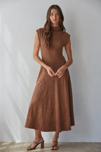 Load image into Gallery viewer, PreOrder: Boho Harvest Suede Midi Dress
