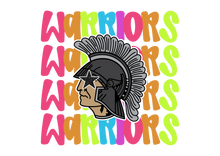 Load image into Gallery viewer, WARRIORS Bright Neon Mascot Spirit Tshirt Preorder
