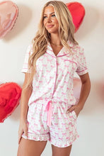 Load image into Gallery viewer, Pink Ribbons and Bow Pajamas - Mommy and Me
