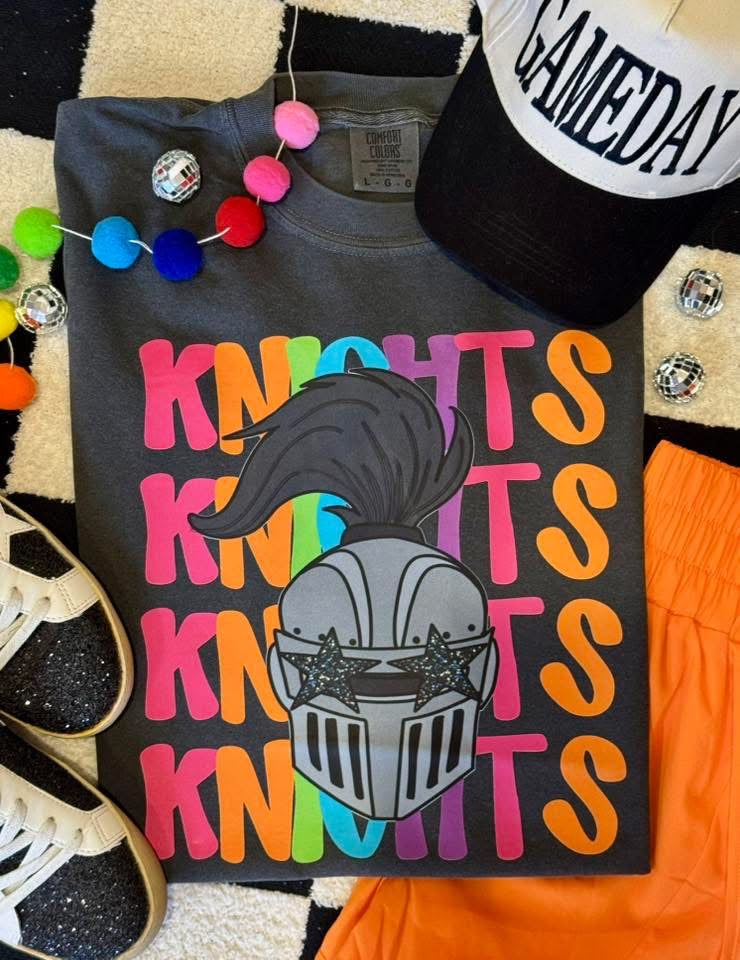 KNIGHTS Bright Neon Mascot Spirit Tshirt Preorder