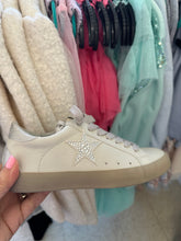Load image into Gallery viewer, Toddler Girls: Retro Rhinestone Star Sneakers
